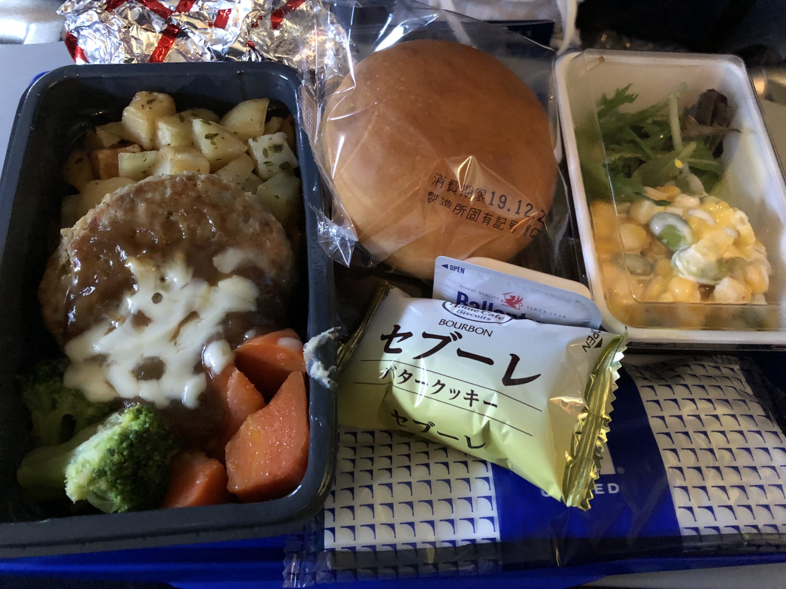 United Airlines　food